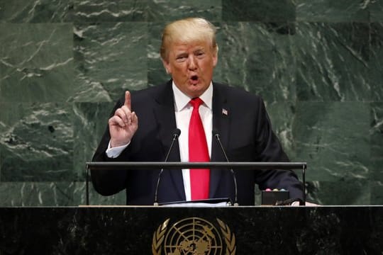 US-Präsident Donald Trump spricht vor der 73.