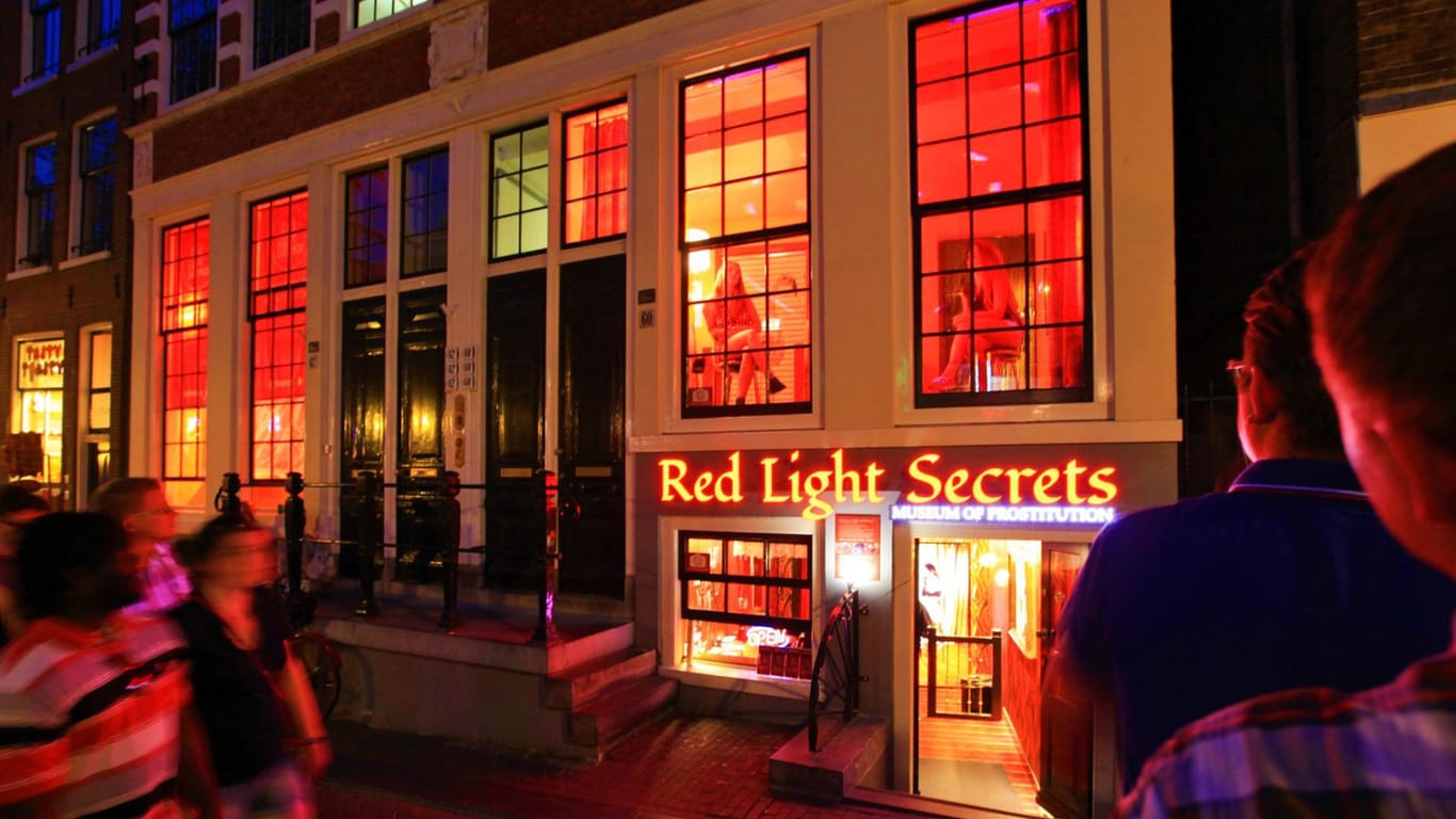Red Light Secrets in Amsterdam: Das Rotlicht-Museum bietet Besuchern einen Einblick in die Arbeit von Sexarbeiterinnen.