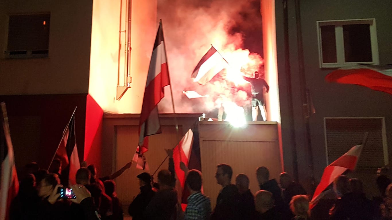 Rechtsradikale demonstrieren in Dortmund: Bei dem Aufmarsch waren auch antisemitische Slogans gerufen worden.