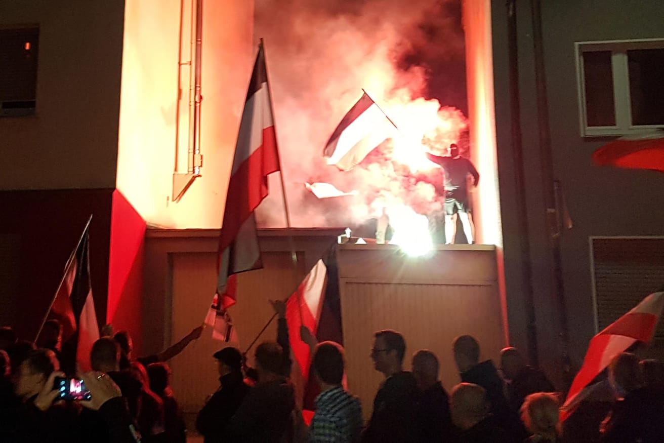 Rechtsradikale demonstrieren in Dortmund: Bei dem Aufmarsch waren auch antisemitische Slogans gerufen worden.