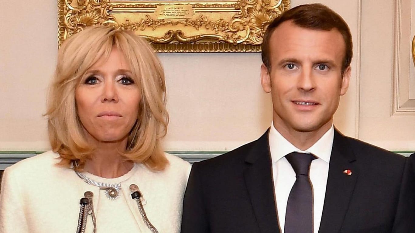 Brigitte und Emmanuel Macron: Zwischen ihnen liegen 25 Jahre.