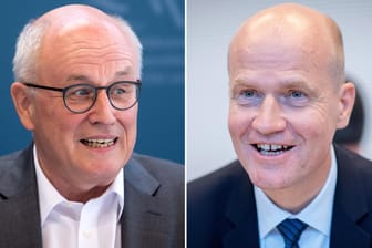 Volker Kauder (l.) und Ralph Brinkhaus: Der bisherige Unions-Fraktionsvorsitzende Kauder musste sein Amt an Brinkhaus abgeben.