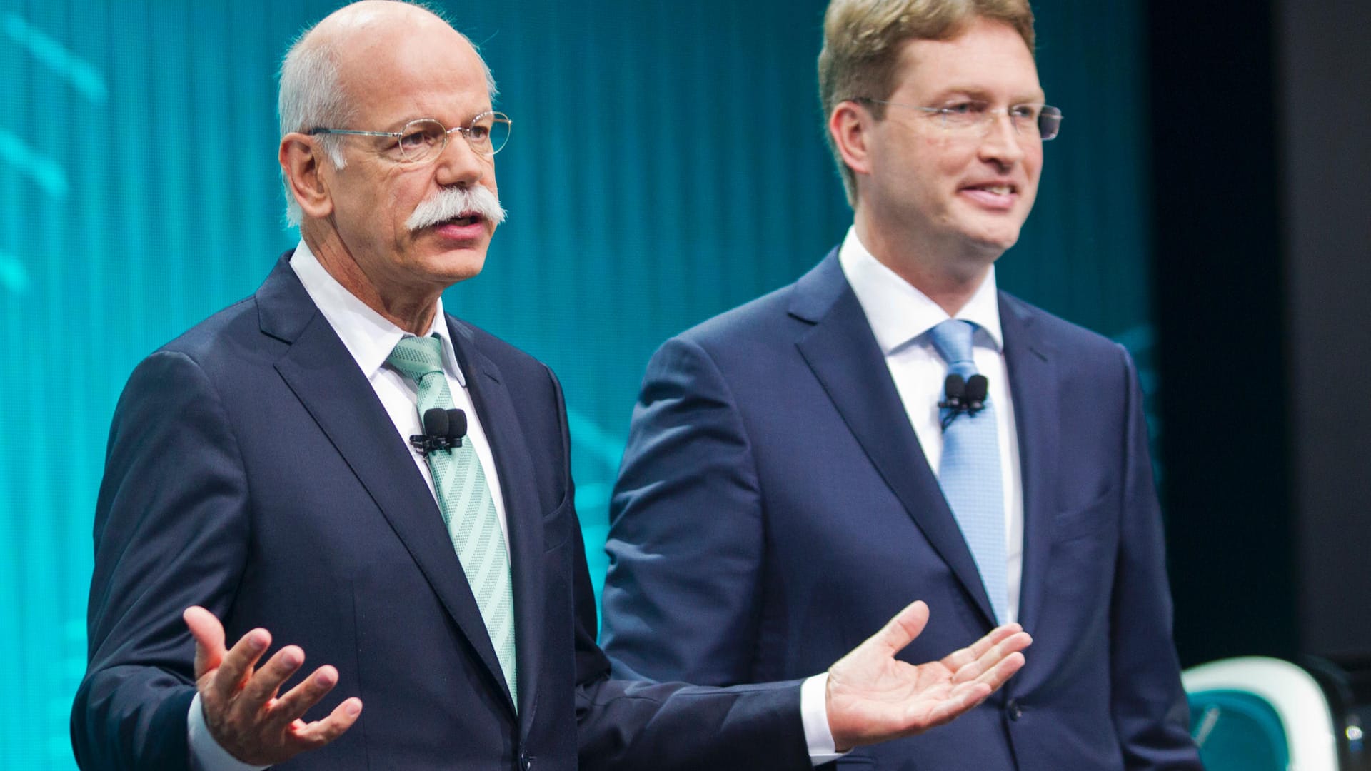 Dieter Zetsche (links) und Ola Källenius: Gegenwart und Zukunft des Daimler-Konzerns.