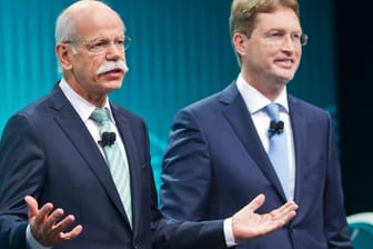 Dieter Zetsche (links) und Ola Källenius: Gegenwart und Zukunft des Daimler-Konzerns.