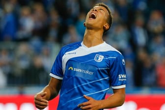 Bitter enttäuscht: Marcel Costly und der 1.FC Magdeburg verpassen erneut den Sieg.