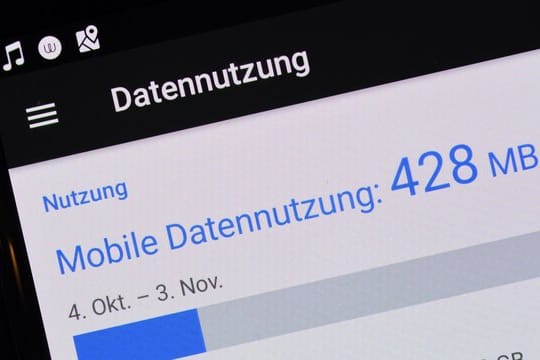 Der monatliche Datenverbrauch wird den Nutzern vom Gerät angezeigt: Mit der App Datally kann man aber tägliche Limits festlegen.