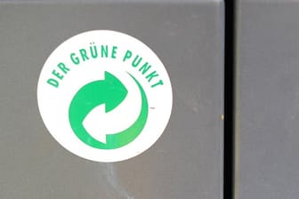 "Der Grüne Punkt"-Aufkleber: Die Marke ist weltweit geschützt.