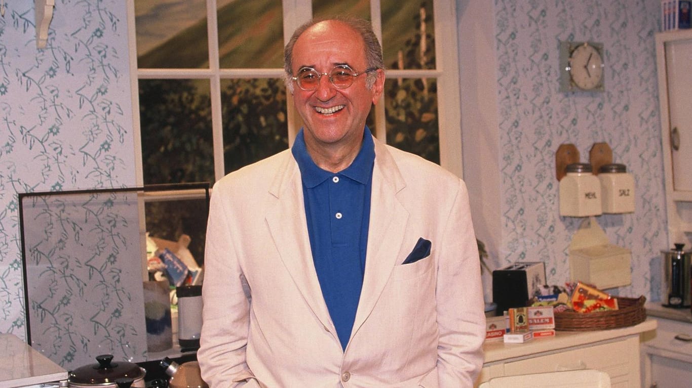1993 im Studio von Alfredissimo: Die Kochsendung zählt zu Alfred Bioleks großen Erfolgen.