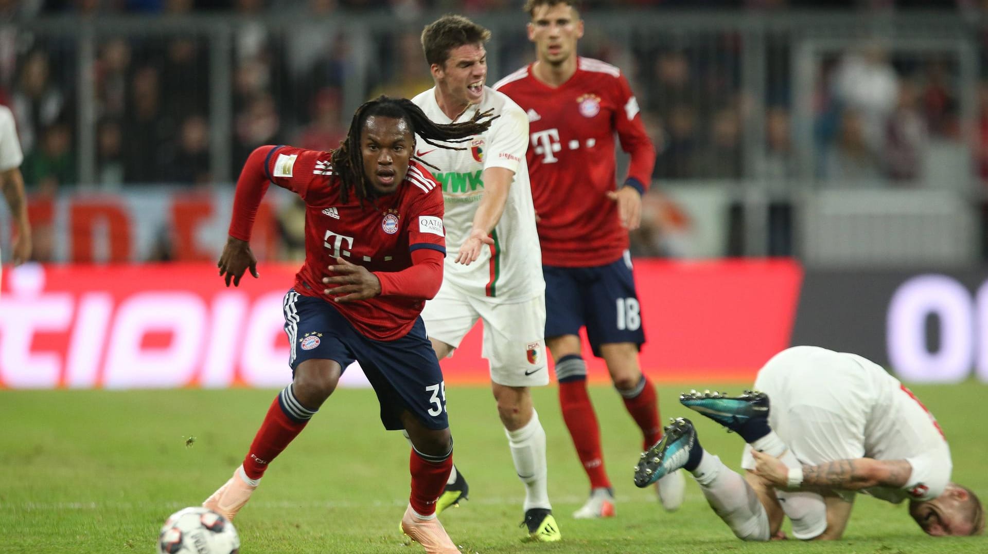 Dynamisch und nur schwer zu stoppen: Renato Sanches scheint endlich angekommen beim FC Bayern. Trainer Kovac verglich ihn schon mit Matthäus.