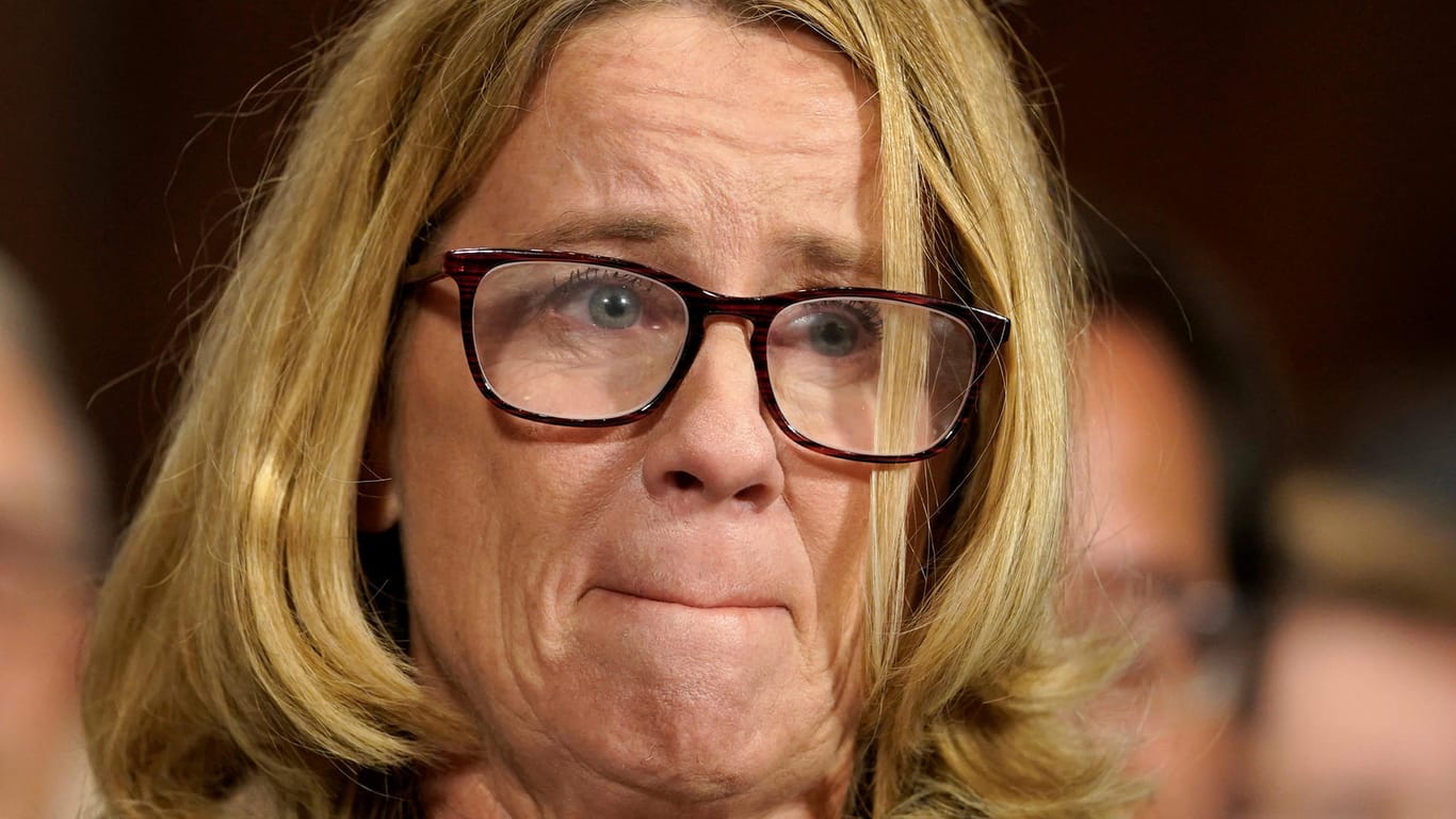 Christine Blasey Ford vor dem US-Senat: Die Professorin bekräftigte ihre Missbrauchsvorwürfe gegen Kavanaugh.