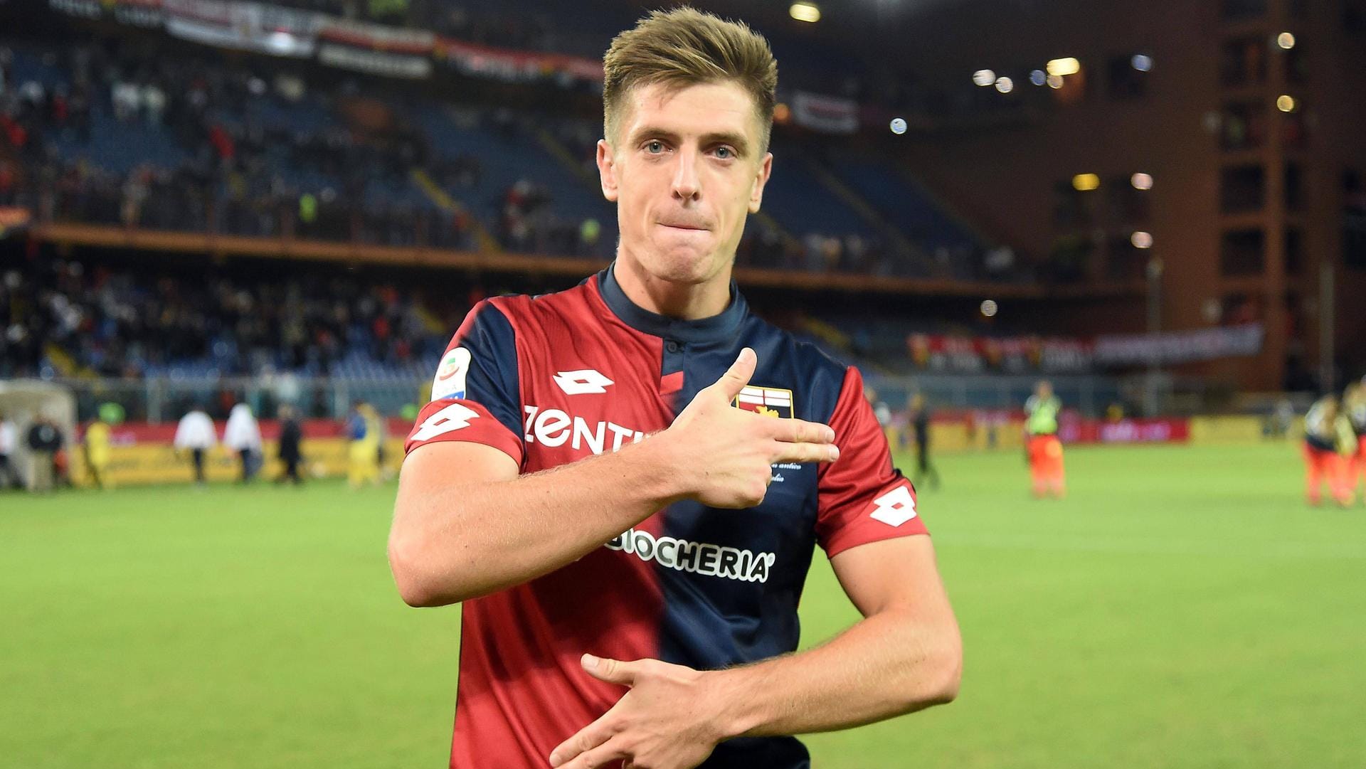 Torjäger in der Serie A: Krzysztof Piatek.