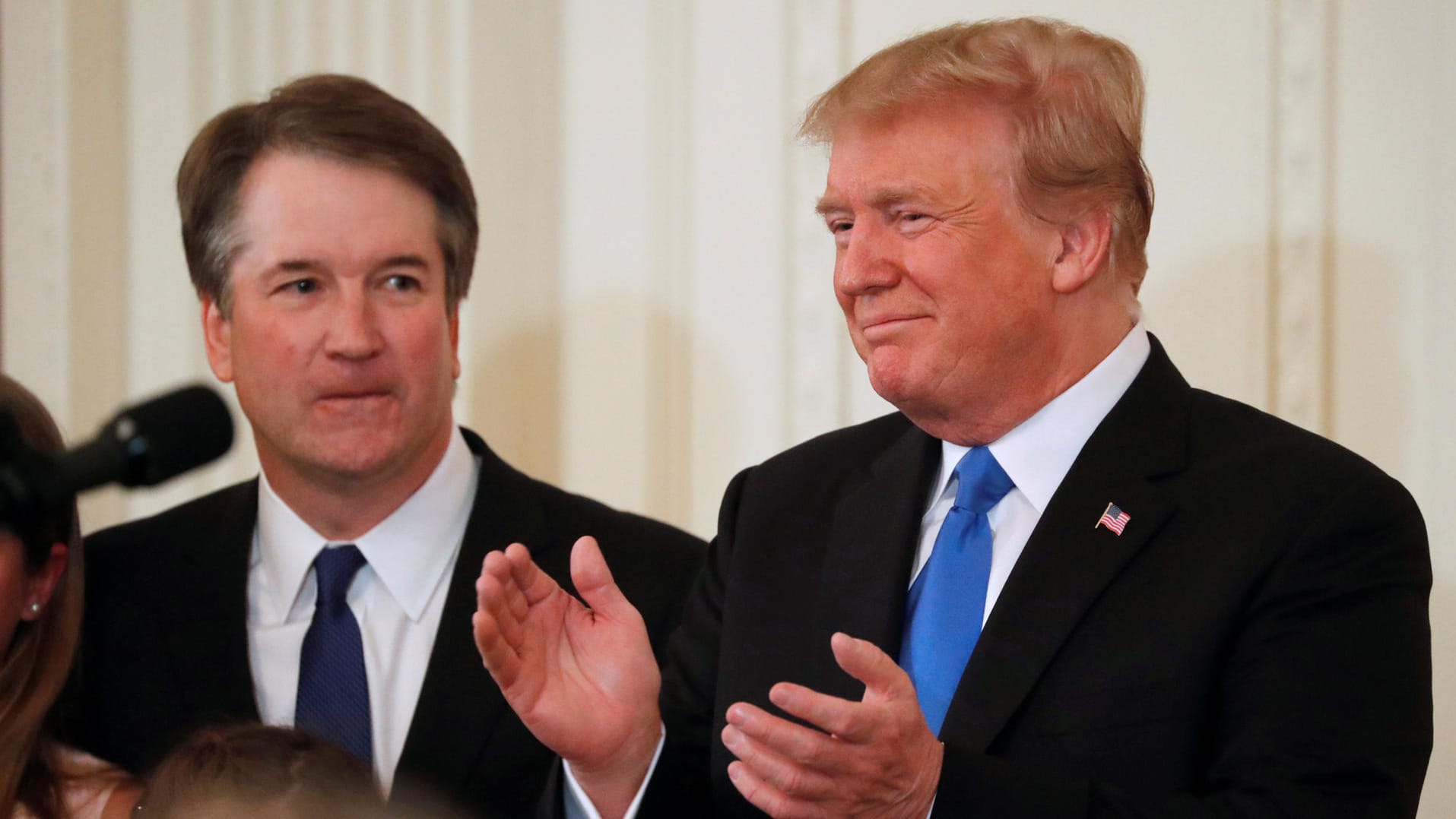 Kavanaugh und Trump: An der Berufung von Kavanaugh hängt viel.