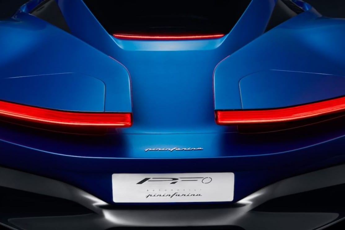 Sportliches Heck: Noch verrät der Hersteller nur wenig über den PF0. Trotzdem gibt es schon Vorbestellungen für den Sportwagen. Das liegt am glanzvollen Klang des Namens Pininfarina.