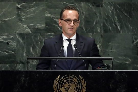 Bundesaußenminister Heiko Maas spricht bei der 73.