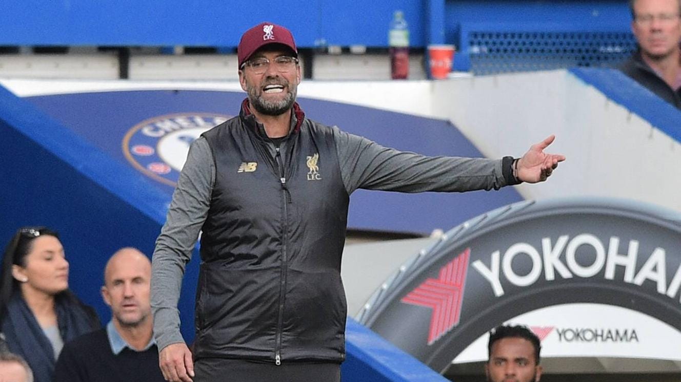 Jürgen Klopp hadert mit seiner Elf: Gegen Chelsea konnte der FC Liverpool zum ersten Mal in der Liga-Saison nicht gewinnen.