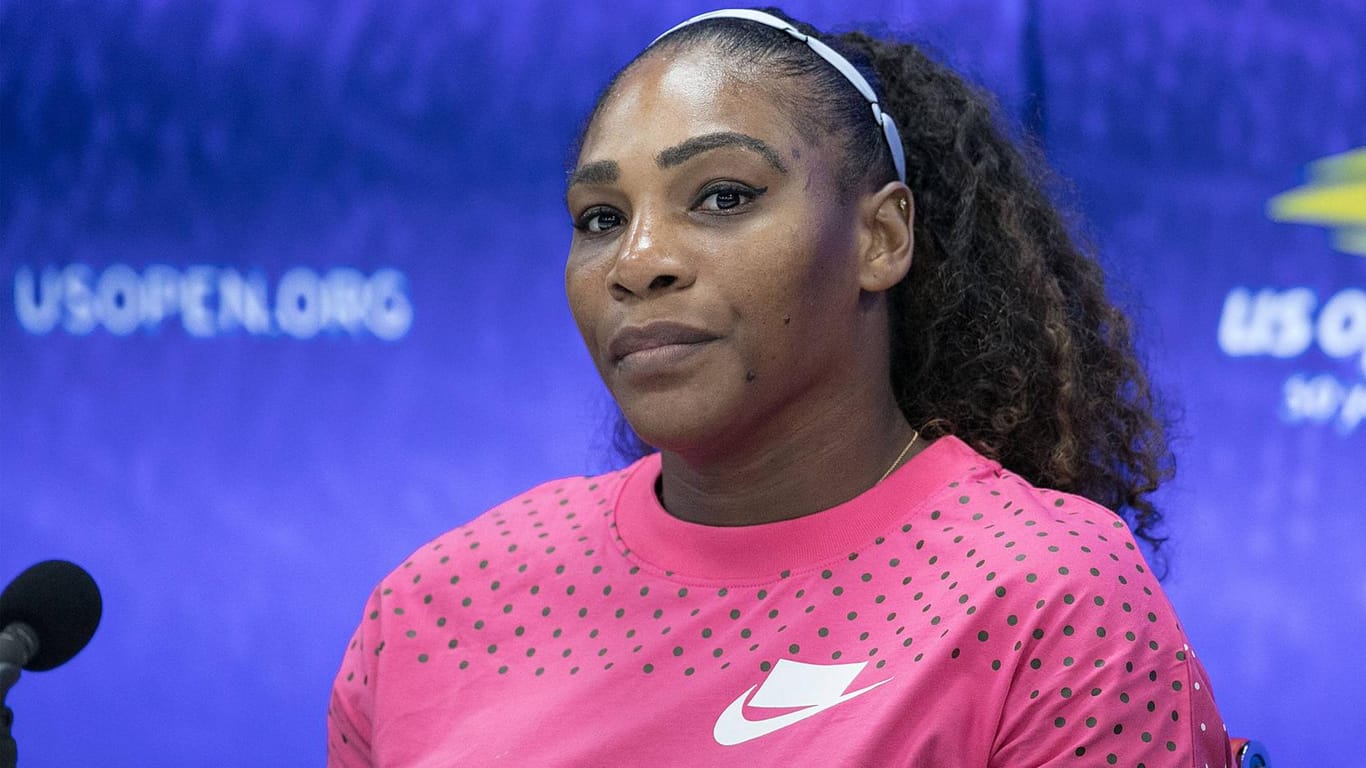 Serena Williams, hier bei einer Pressekonferenz bei den US Open.