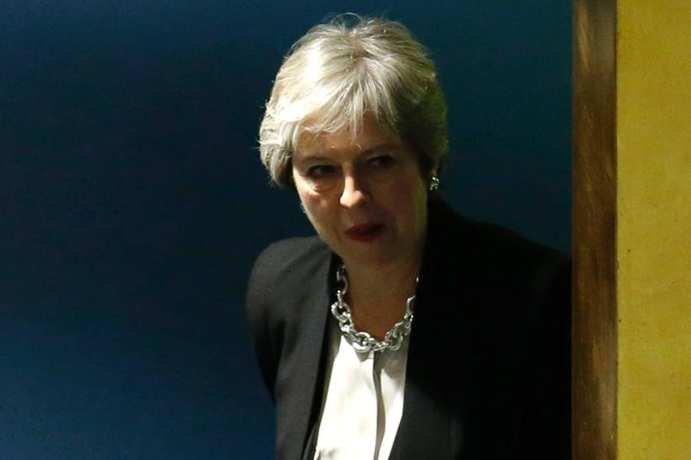 Die britische Premierministerin Theresa May: Ihre Tories kommen zu einem viertägigen Parteitag in Birmingham zusammen.