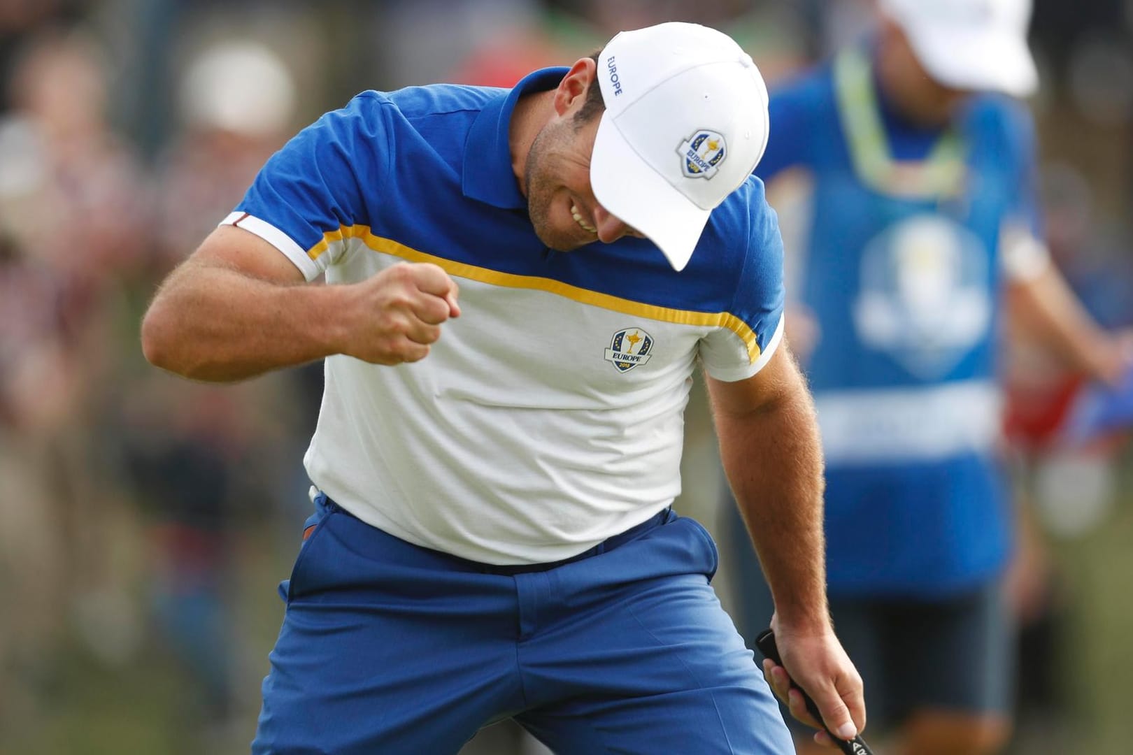 Francesco Molinari jubelt: Mit dem Team Europa holte er sich den Ryder Cup zurück.