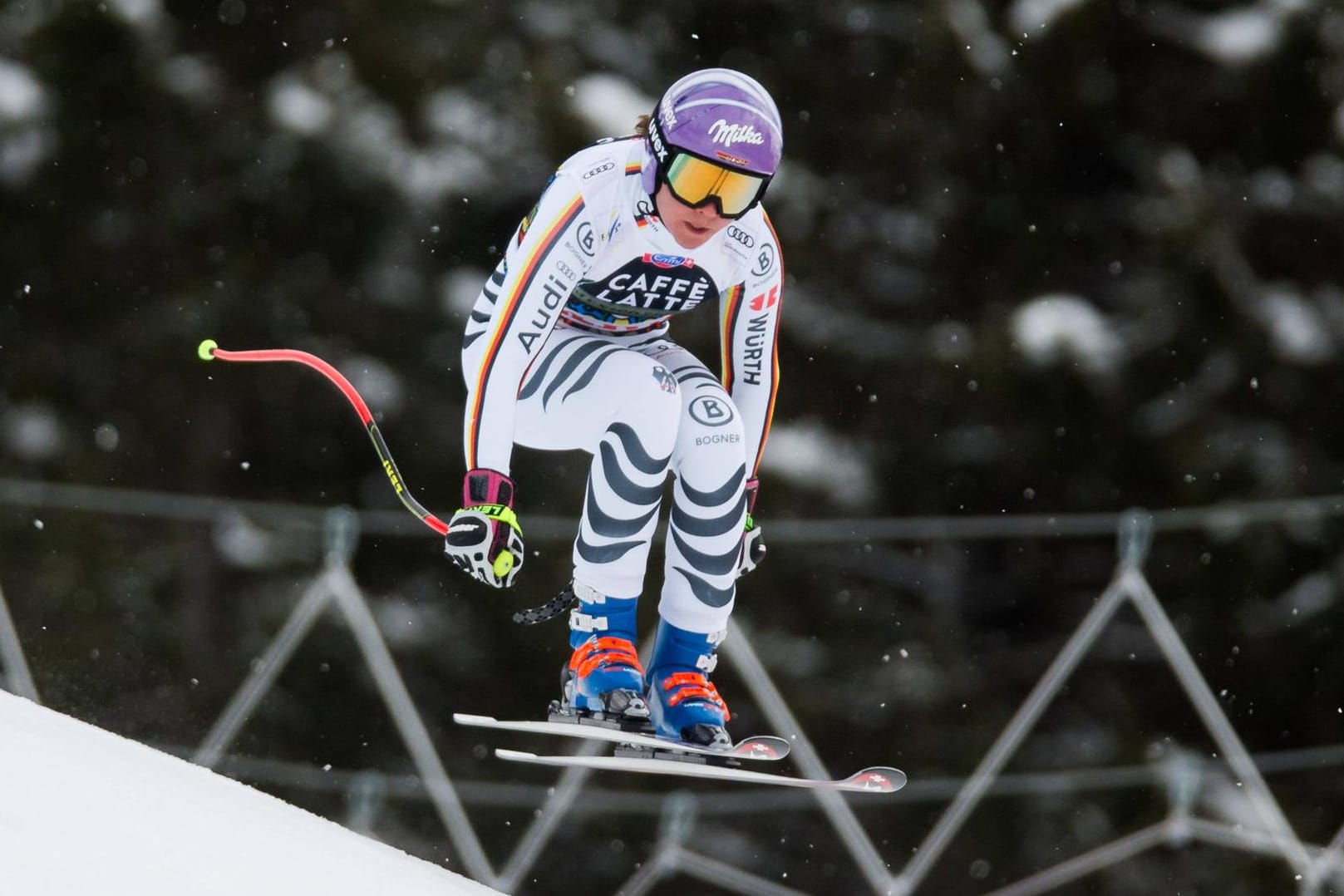 Viktoria Rebensburg (Deutschland) auf der Piste im schwedischen Are.