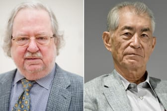 Der US-Amerikaner James Allison (l) und der Japaner Tasuku Honjo (r): Die Forscher bekommen den Medizin-Nobelpreis 2018.