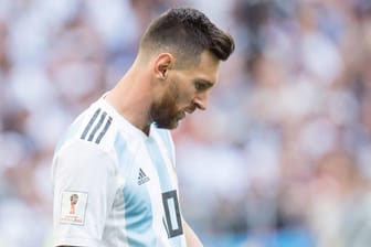 Lionel Messi: Bei der WM war im Achtelfinale Endstation. Seitdem hat der 31-Jährige kein Länderspiel mehr für Argentinien gemacht.