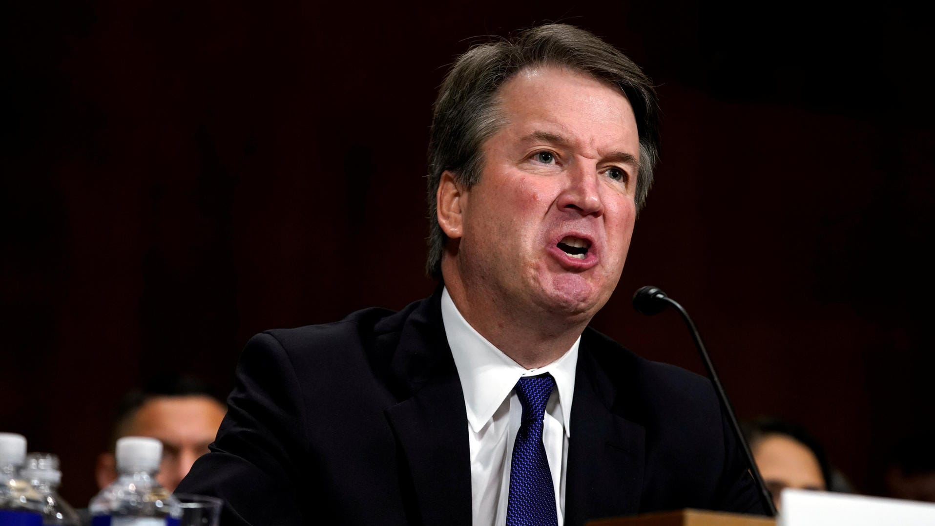 Brett Kavanaugh im Justizausschuss: Der Wunsch-Richter von Donald Trump wird seit Freitag vom FBI überprüft.