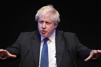 Die Rede von Boris Johnson wurde im Vorfeld als Herausforderung an May gehandelt.