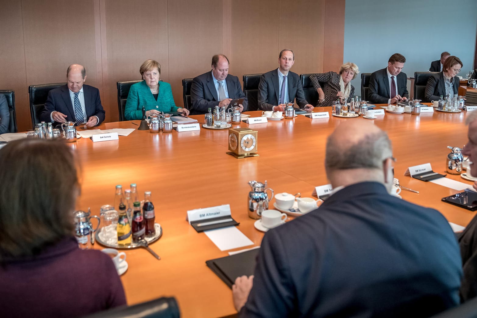 Sitzung des Bundeskabinetts im Kanzleramt: Die Regierung hat sich auf Eckpunkte geeinigt. Ein Gesetzentwurf ist das noch nicht.