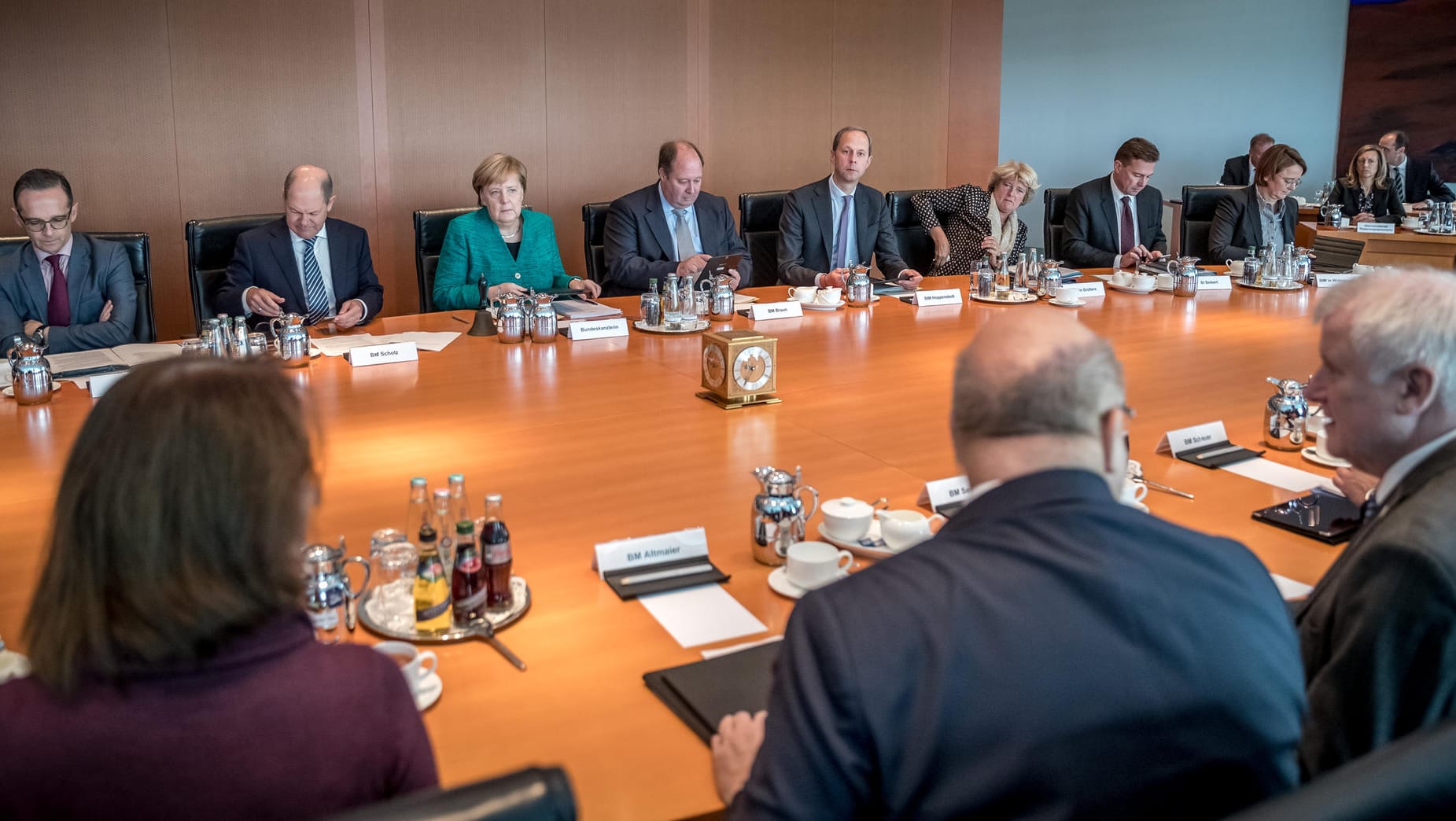 Sitzung des Bundeskabinetts im Kanzleramt: Die Regierung hat sich auf Eckpunkte geeinigt. Ein Gesetzentwurf ist das noch nicht.