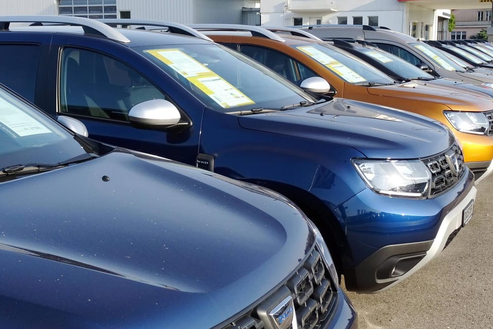 Neuwagen beim Autohändler: Der Absatz ist im September massiv eingebrochen.