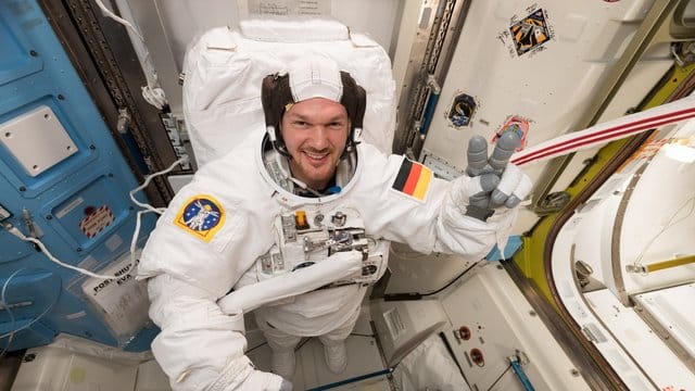 Alexander Gerst auf der Internationalen Raumstation ISS.