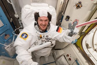 Alexander Gerst auf der Internationalen Raumstation ISS.