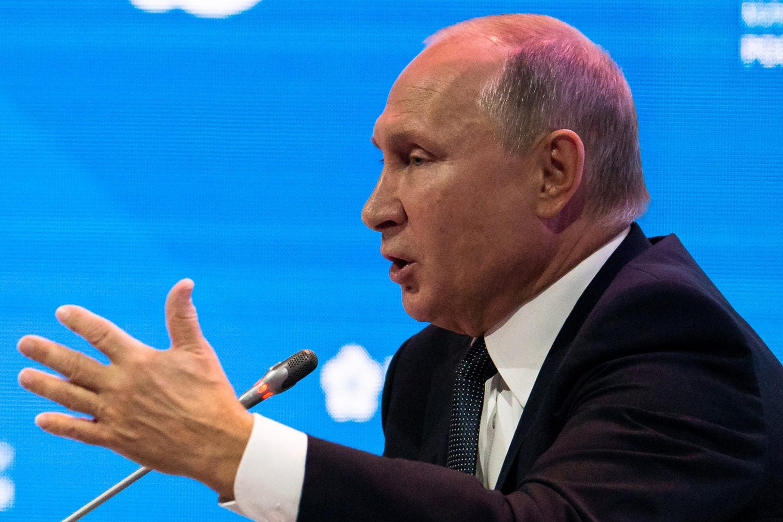 Kreml-Chef Wladimir Putin: Auf einem Energie-Forum in Moskau äußerte sich der russische Präsident zum Fall Skripal.
