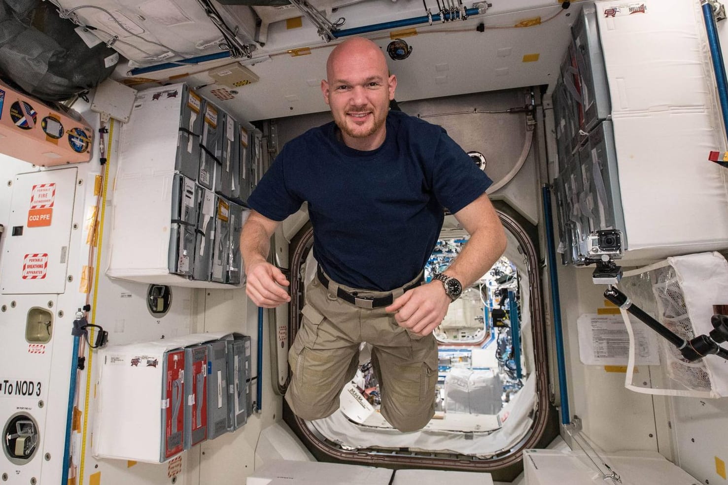 Astronaut Alexander Gerst: Hat seit Mittwoch das Kommando auf der ISS.