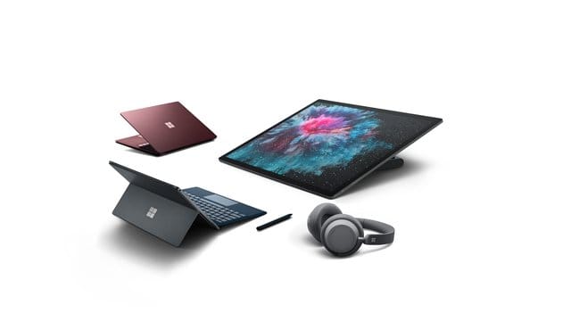 Die gesamte neue Surface-Produktreihe im Überblick.