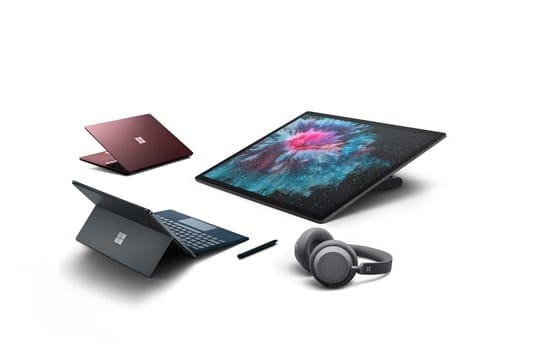 Die gesamte neue Surface-Produktreihe im Überblick.