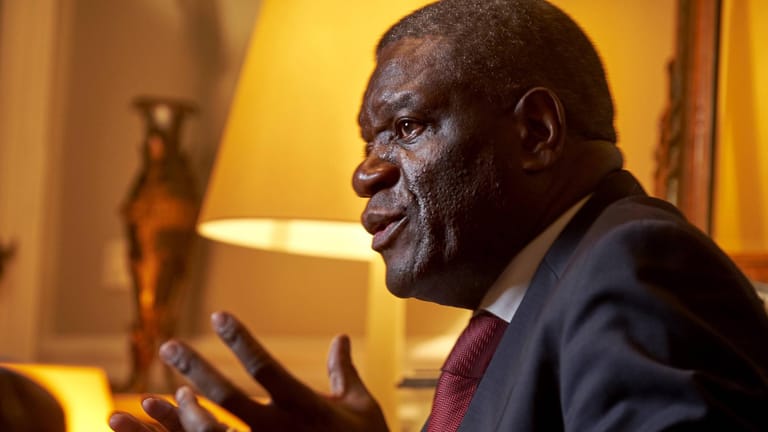 Denis Mukwege: Der Arzt aus dem Kongo setzt sich für Opfer von sexuellen Gewalt ein.