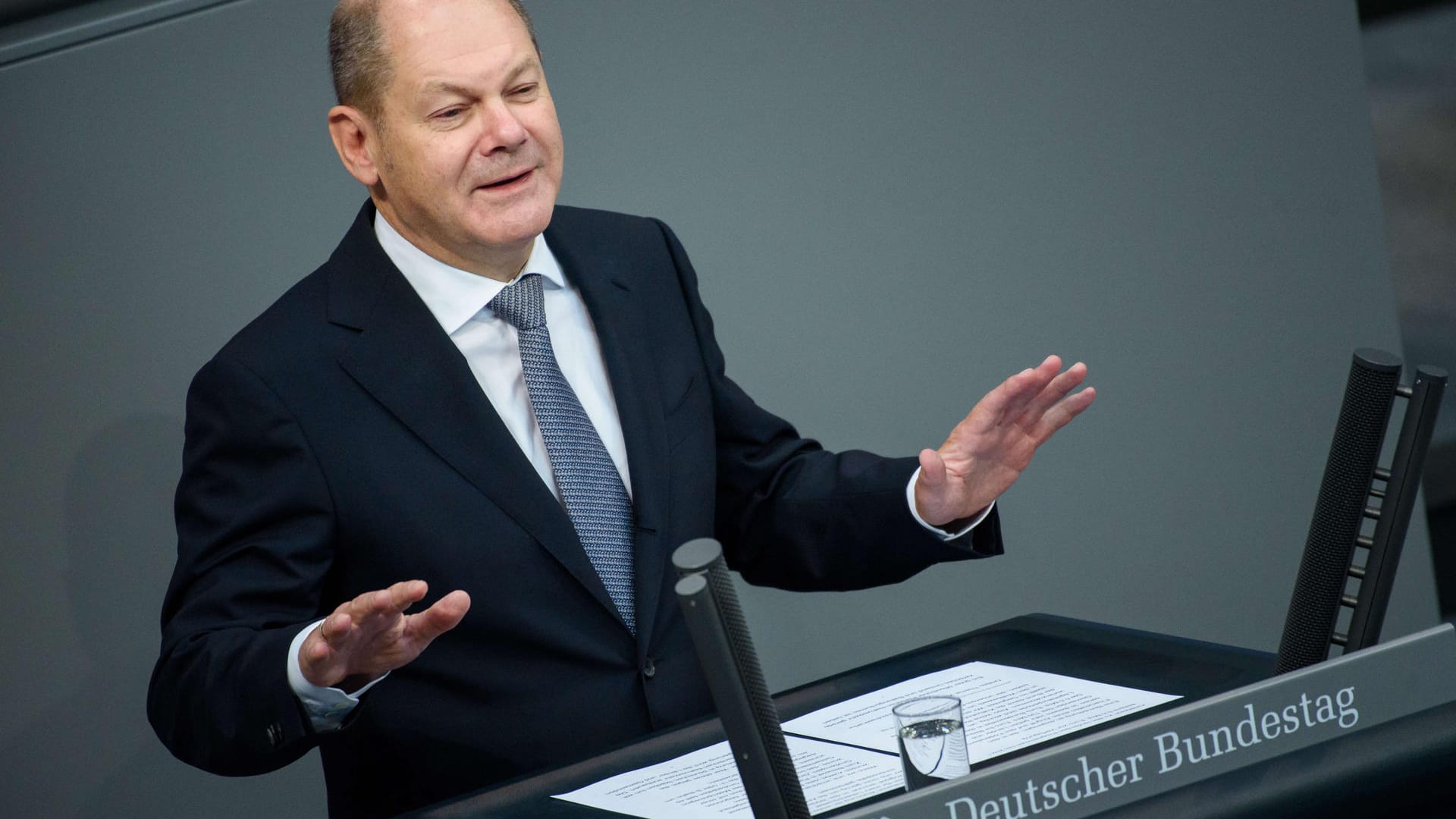 Olaf Scholz: Der Bundesfinanzminister will das Grundgesetz ändern. Olaf Scholz: Der Bundesfinanzminister will das Grundgesetz ändern.