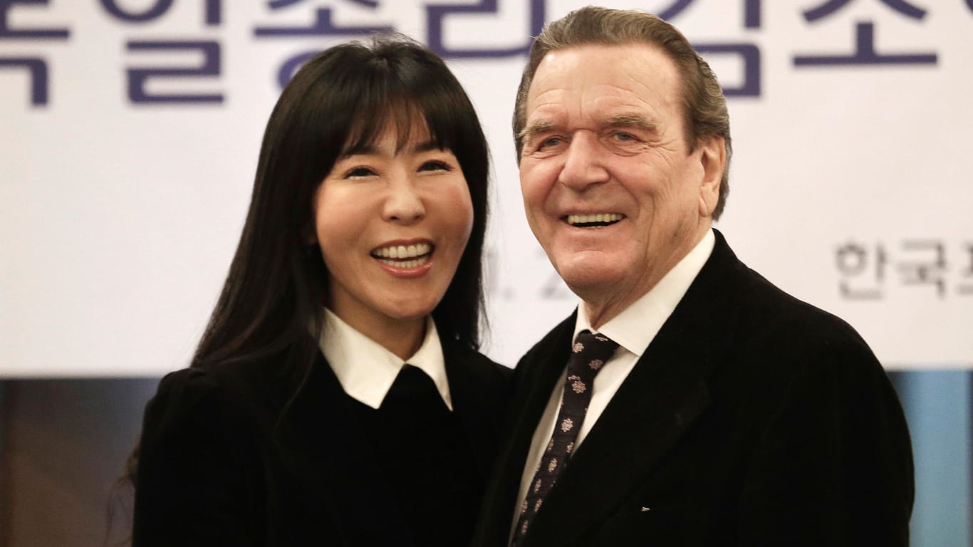Gerhard Schröder und Soyeon Kim