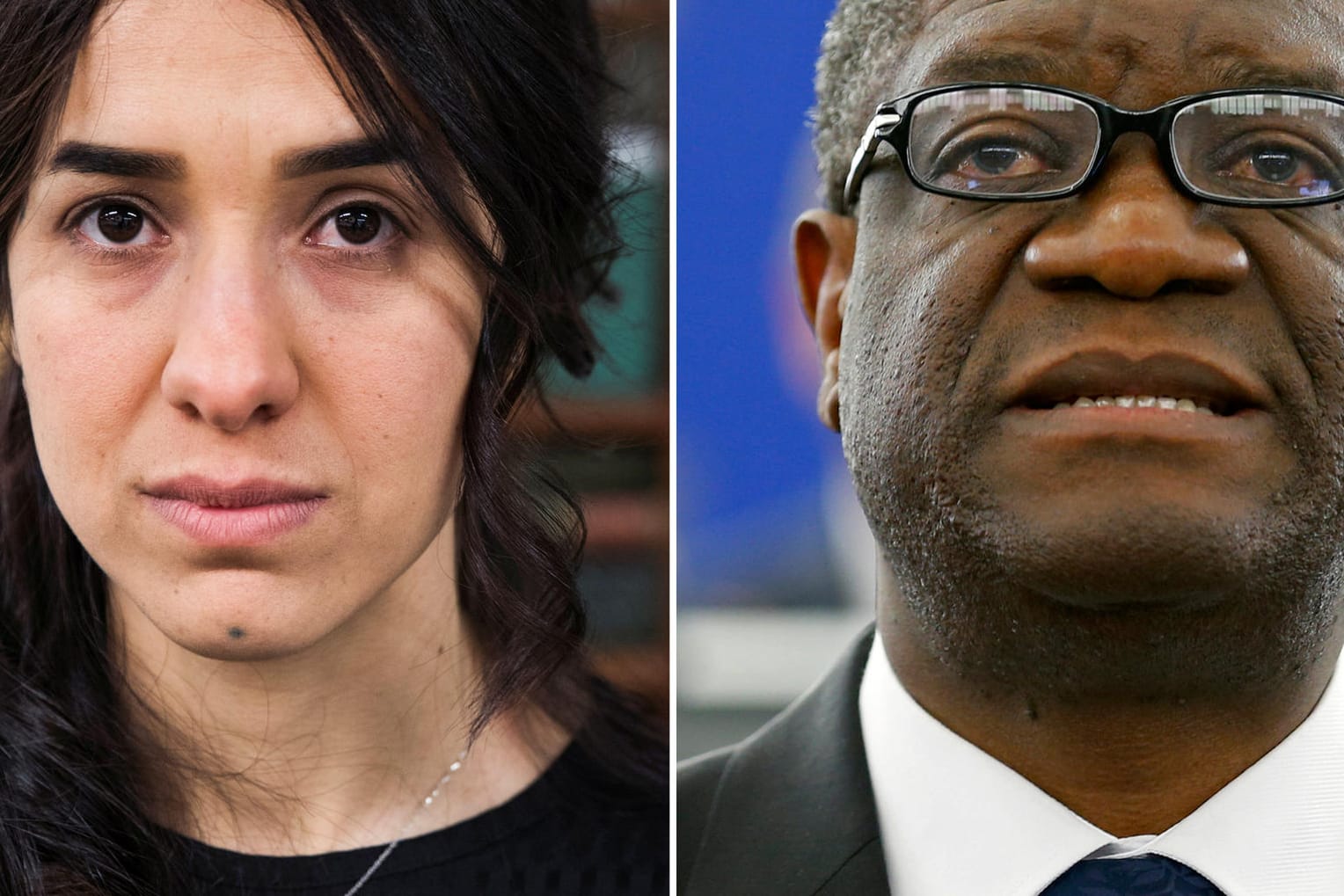 Nadia Murad und Denis Mukwege engagieren sich gegen sexuelle Gewalt.