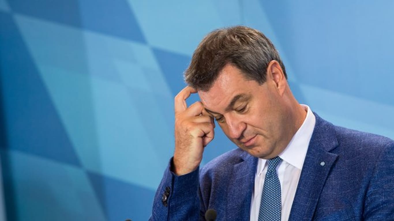 Bayerns Ministerpräsident Markus Söder muss bei der Landtagswahl mit Verlusten für die CSU rechnen.