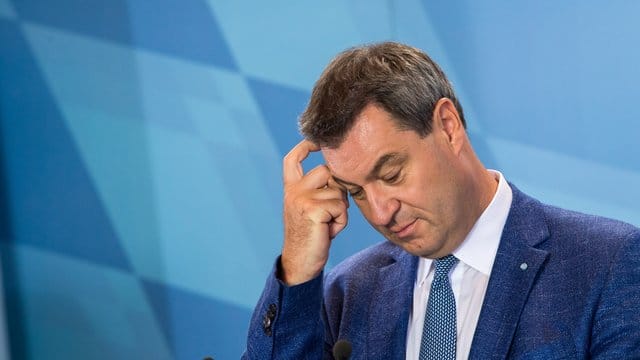 Bayerns Ministerpräsident Markus Söder muss bei der Landtagswahl mit Verlusten für die CSU rechnen. Bayerns Ministerpräsident Markus Söder muss bei der Landtagswahl mit Verlusten für die CSU rechnen.