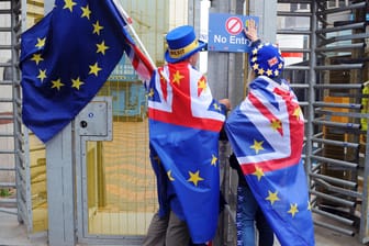 Anti-Brexit-Demonstranten in Birmingham: Die Chancen auf eine Einigung mit der EU stehen offenbar besser.