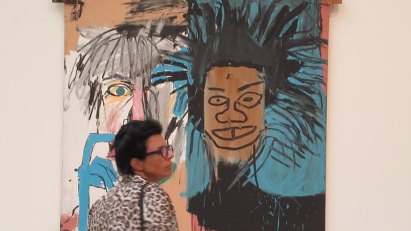 "Dos Cabezas" von Jean-Michel Basquiat.