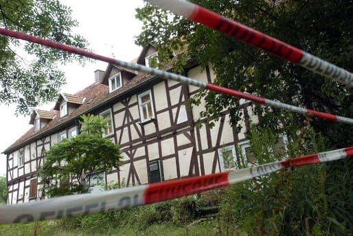 Ein Fachwerkhaus in Rotenburg an der Fulda: In diesem Haus lebte der "Kannibale von Rotenburg".