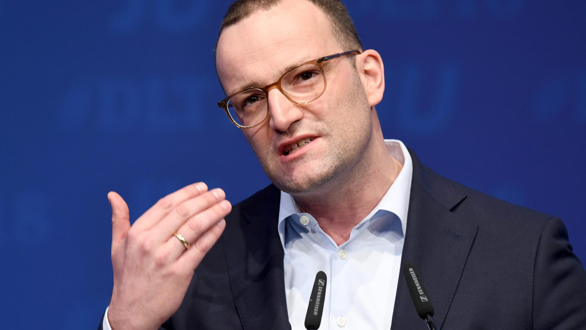 Jens Spahn gab sich in Kiel zurückhaltend.