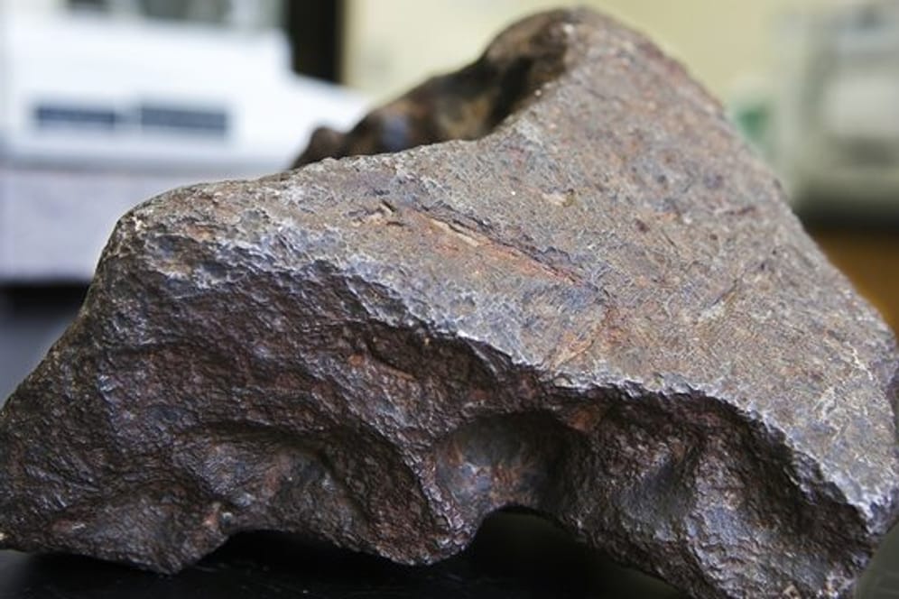 Der Meteorit wurde als Türstopper auf einer Farm im US-Staat Michigan verwendet.