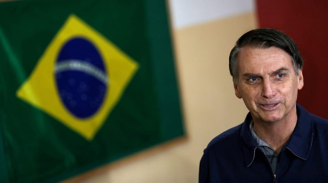 Jair Bolsonaro: Ex-Militär und rechtspopulistischer Präsidentschaftskandidat in Brasilien.