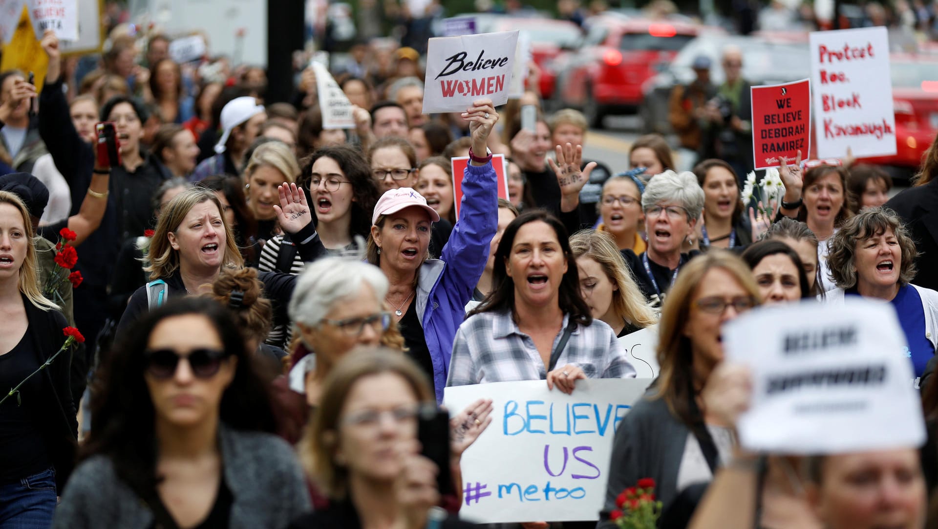 Demonstration gegen Kavanaugh in Washington.