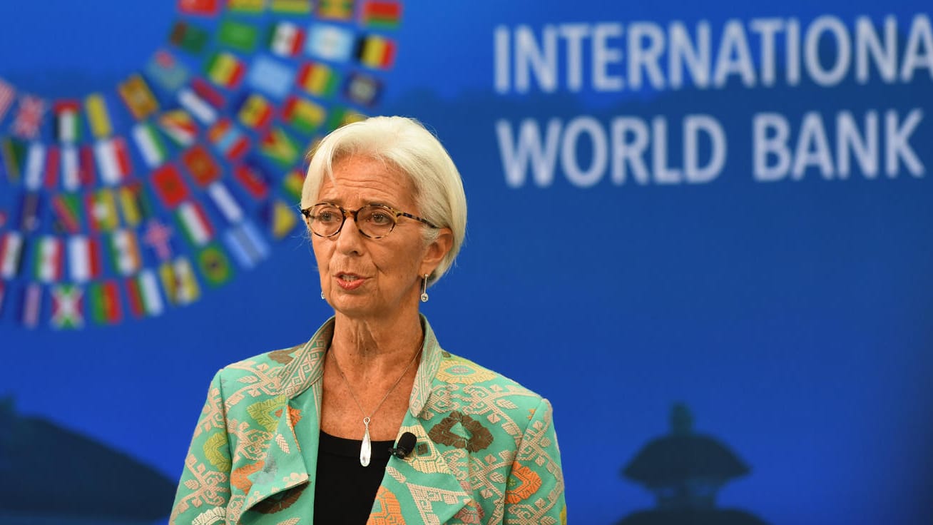 Christine Lagarde, Direktorin des Internationalen Währungsfonds (IWF): Die Weltwirtschaft steht vor großen Herausforderungen.